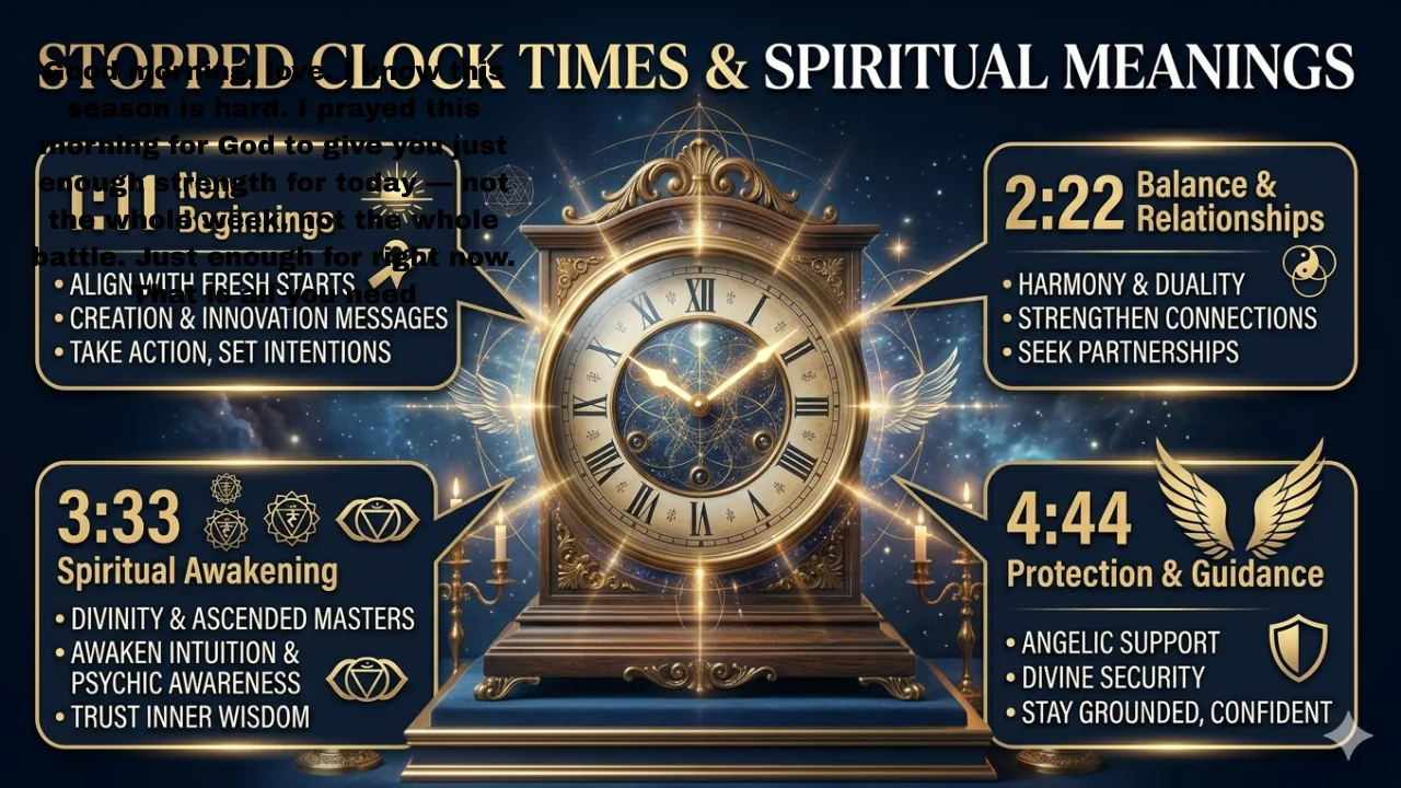 Clock Stopping: Unveiling Deep Spiritual Messages 2025
