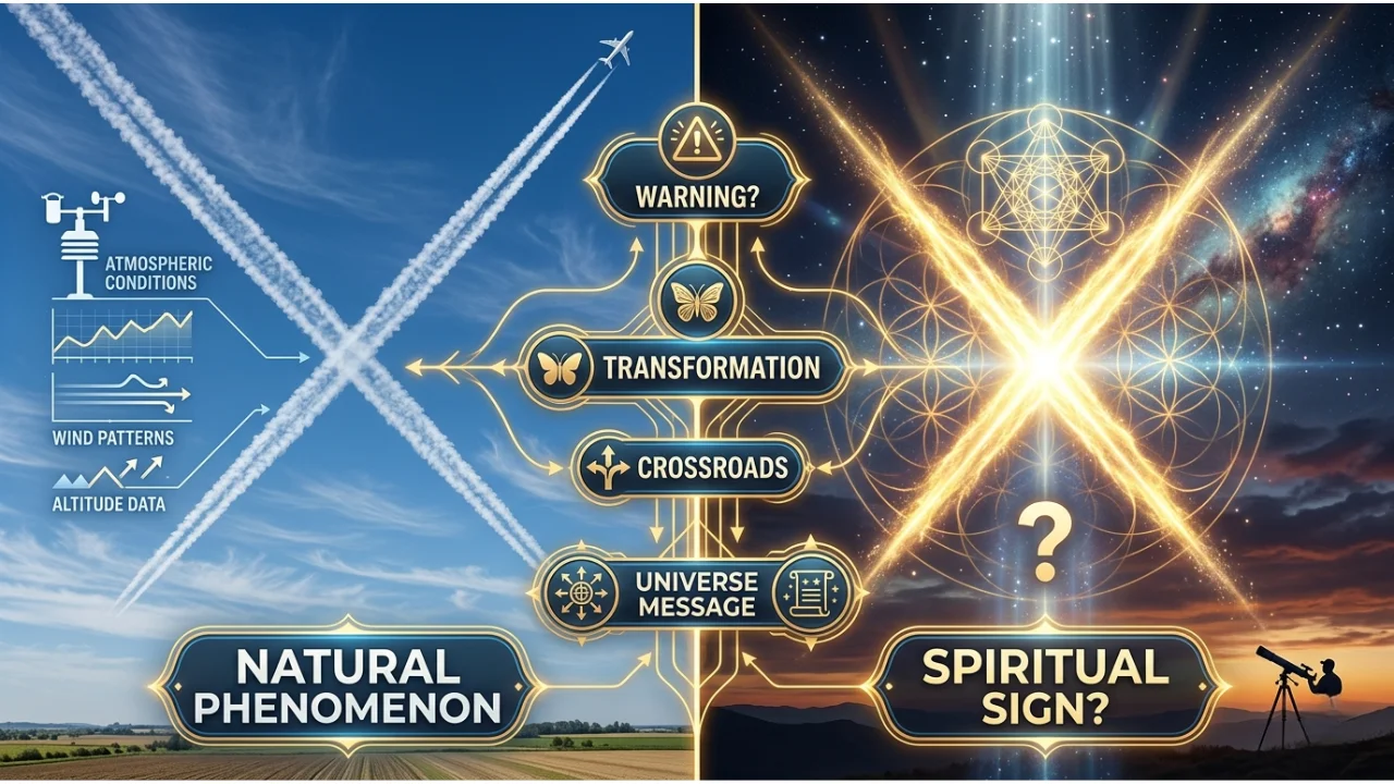 Is the X Sky Sign Spiritual or Just a Pattern Is the X Sky Sign Spiritual or Just a Pattern? (Psychological View)