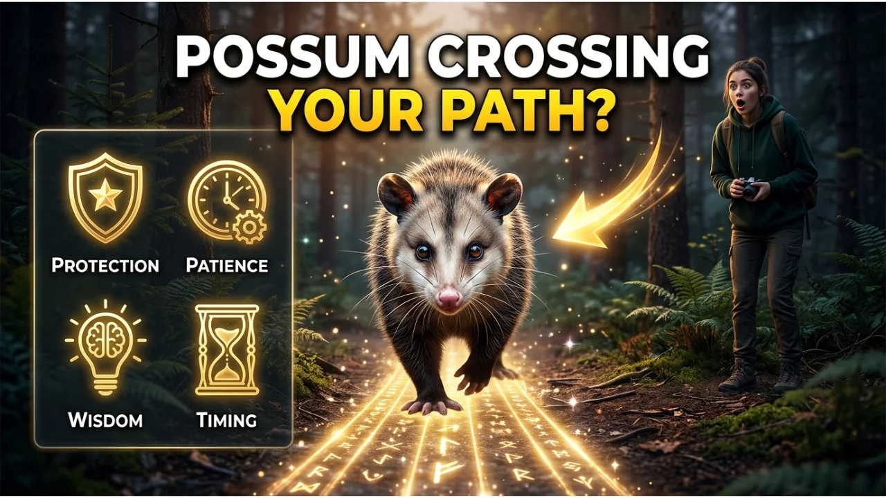 Possum Crossing Your Path: Transformative Soul Wisdom 2026