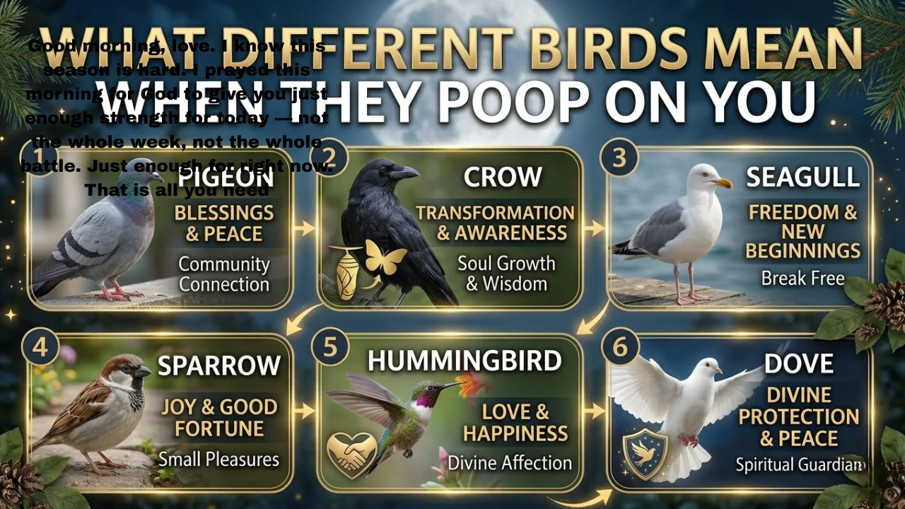 What Different Birds Mean What Different Birds Mean When They Poop on You