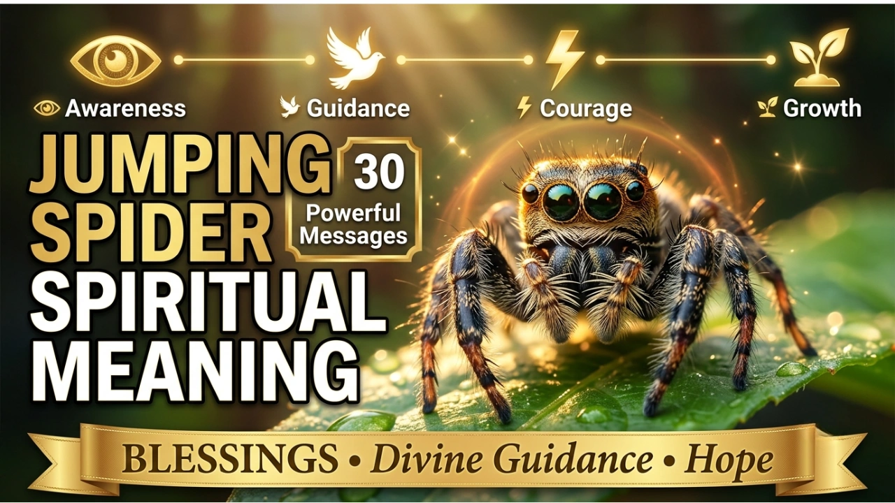 Jumping Spider Spiritual Meaning: 30 Powerful Spiritual Messages You Shouldn't Ignore