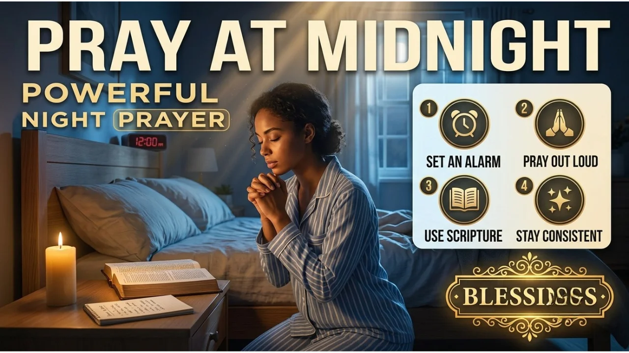 110 Midnight Prayer Points to Pray Before You Sleep