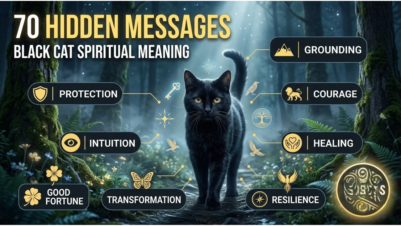 Black Cat Spiritual Meaning: 70 Powerful Signs, Symbolism & Hidden Messages