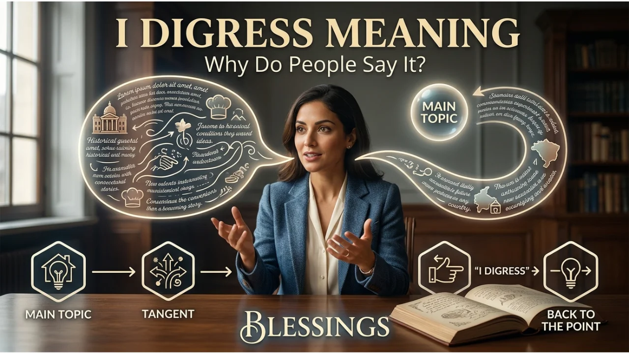 I Digress Meaning: What Does "I Digress" Really Mean? Definition, Examples & Usage Explained