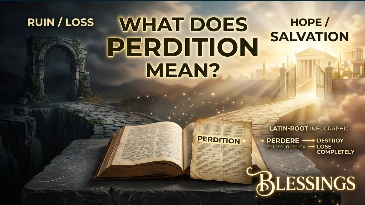 Is a Ladybug a Good or Bad Omen APerdition Meaningngels, Signs & What To Do Perdition in the Bible: Scripture, Greek Roots & the "Son of Perdition"