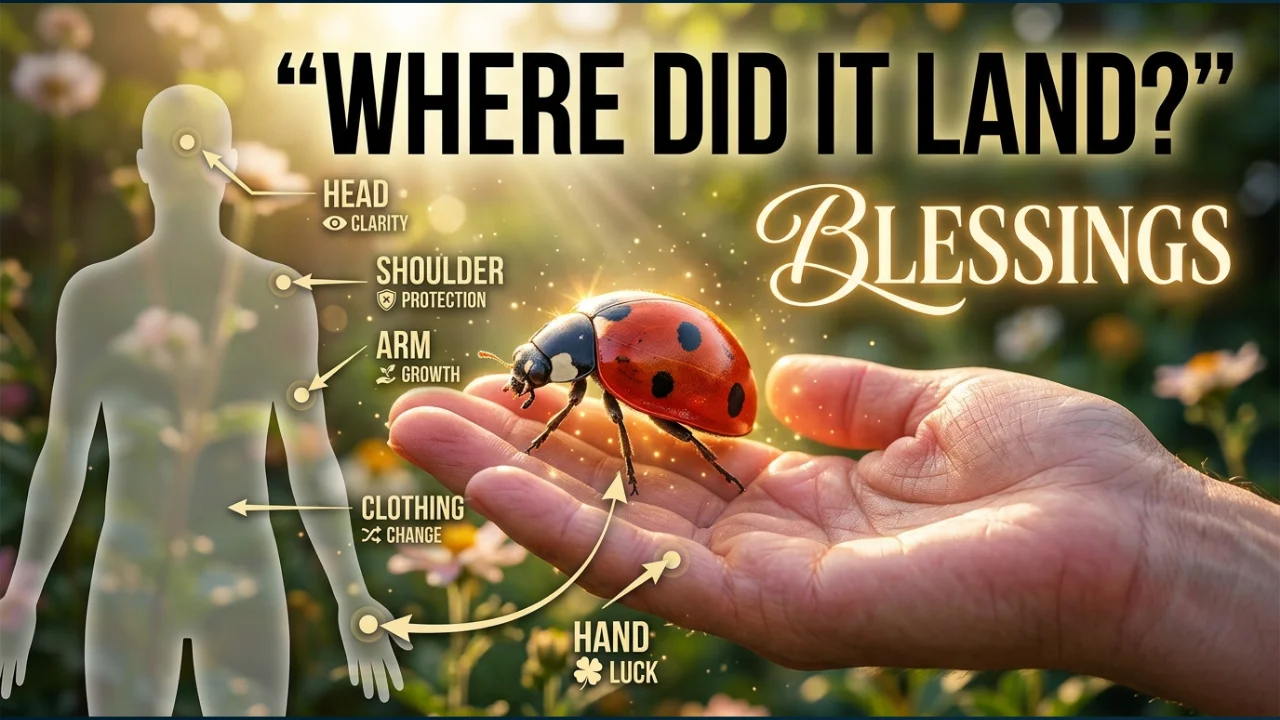 Where a Ladybug Lands on You: Spiritual Meaning by Location