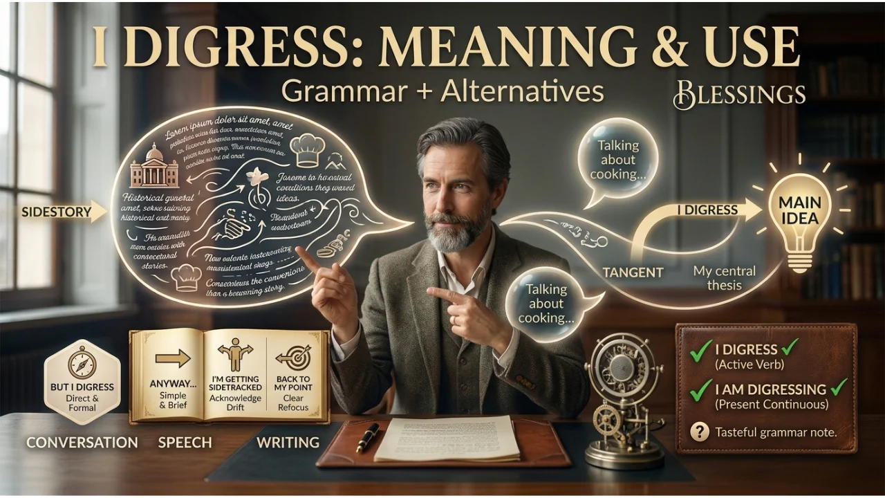Words and Phrases to Use Instead of I Digress Words and Phrases to Use Instead of "I Digress"